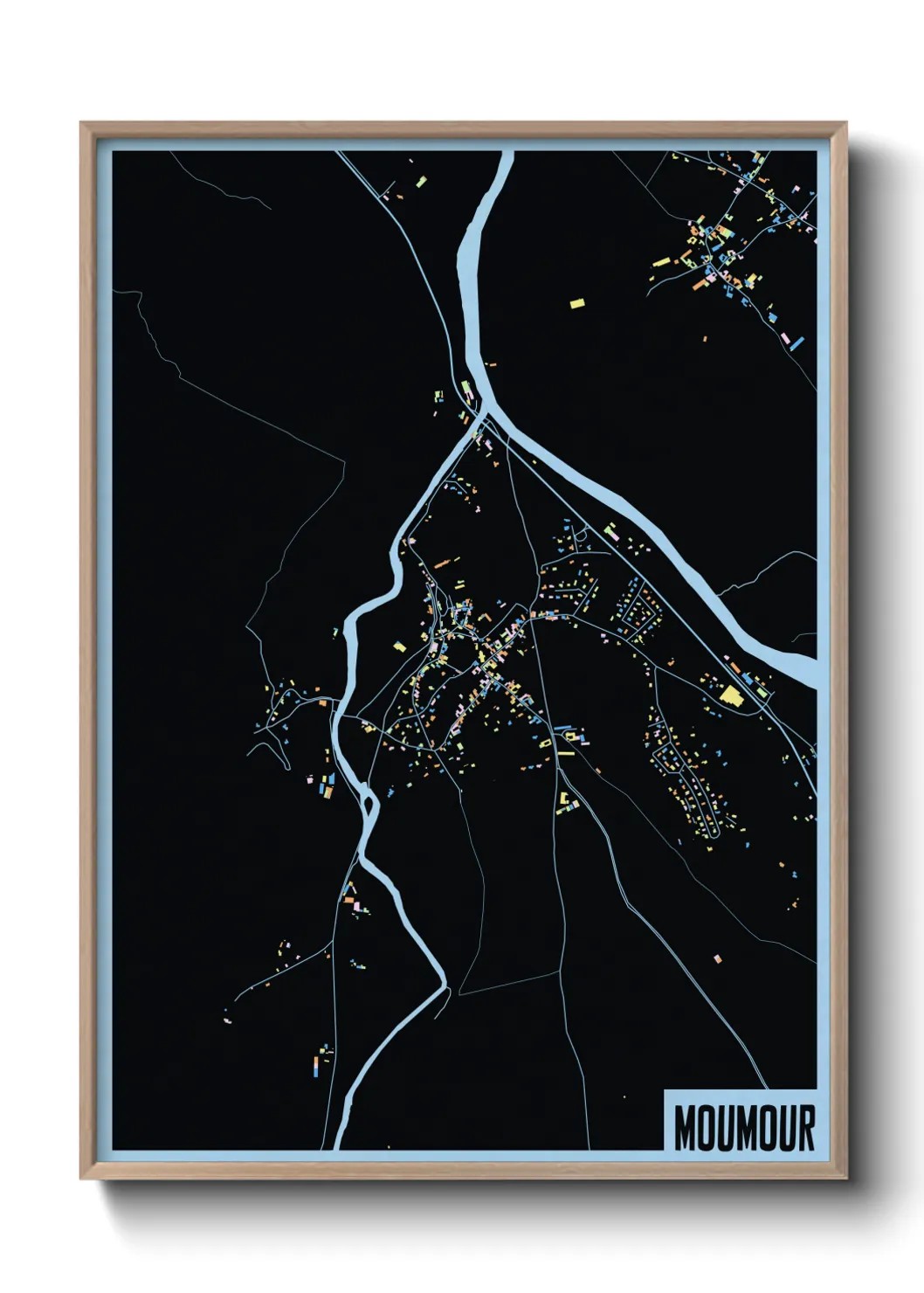 Une affiche de carte sur Moumour