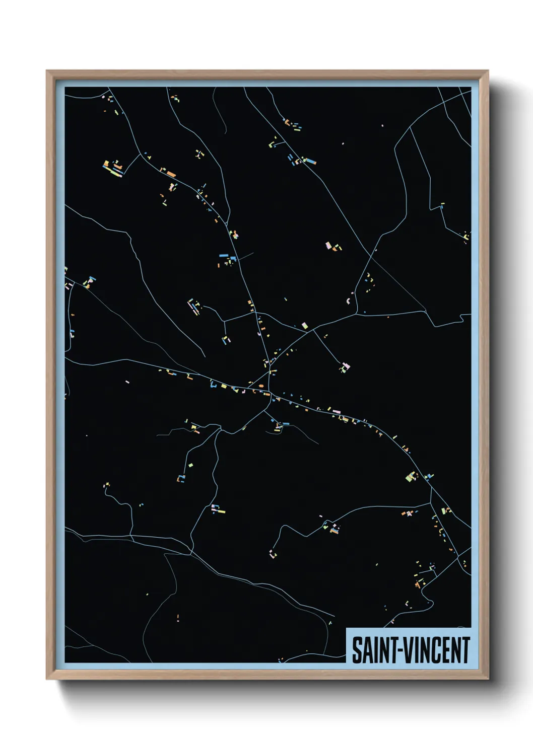 Un poster carteSaint-Vincent