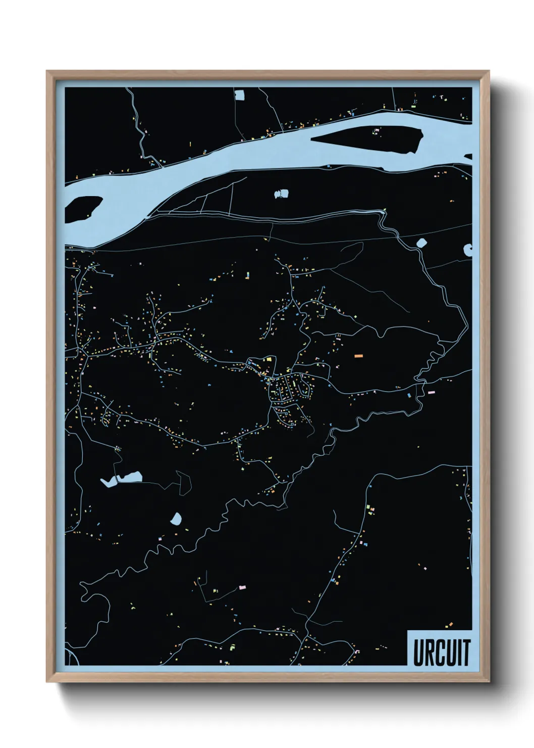 Une affiche de carte sur Urcuit