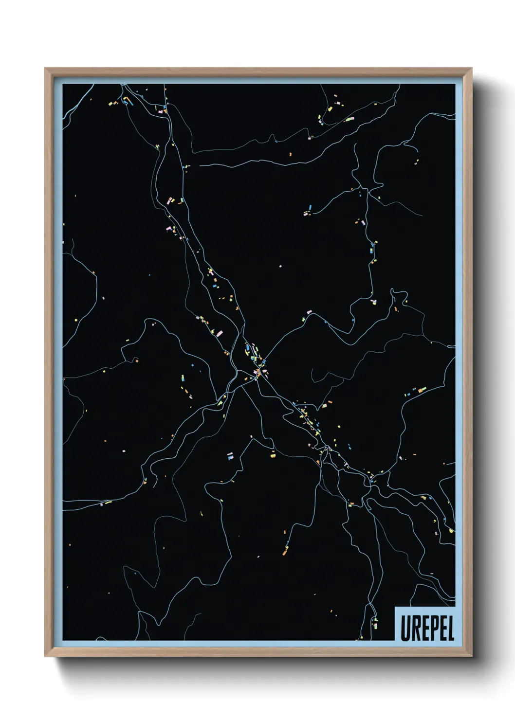 Une affiche de carte sur Urepel