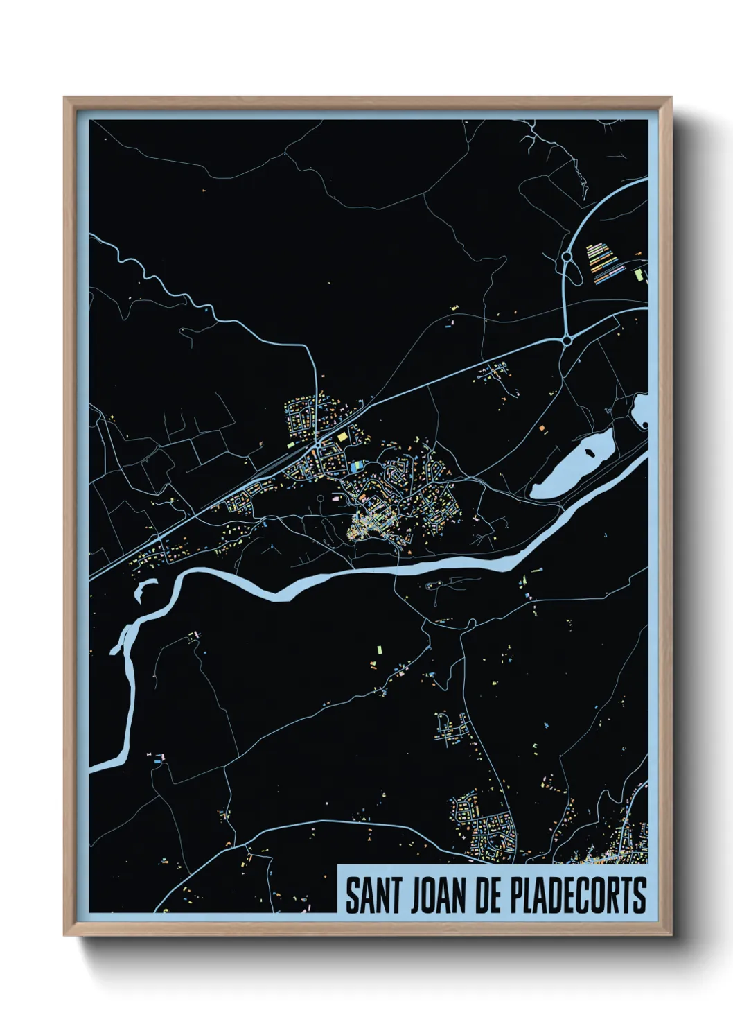 Un poster carteSant Joan de Pladecorts
