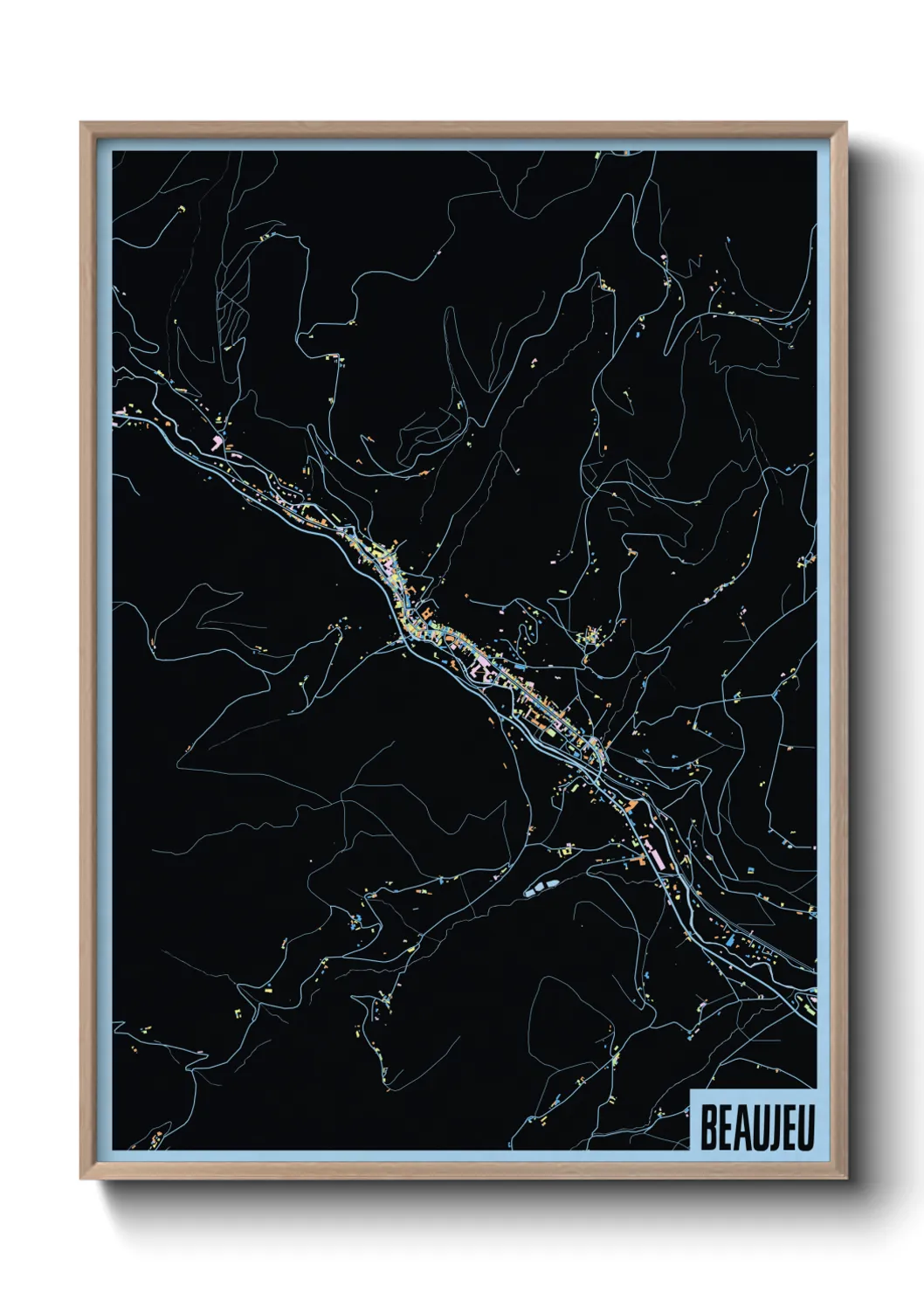 Un poster carteBeaujeu