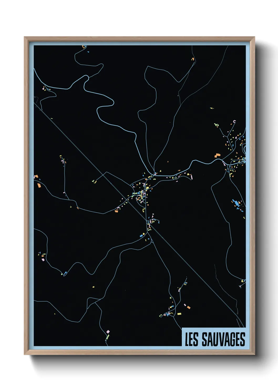 Un poster carteLes Sauvages