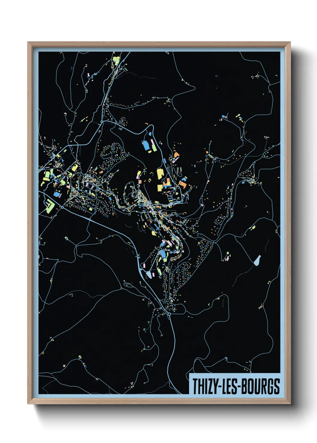 Un poster carteThizy-les-Bourgs