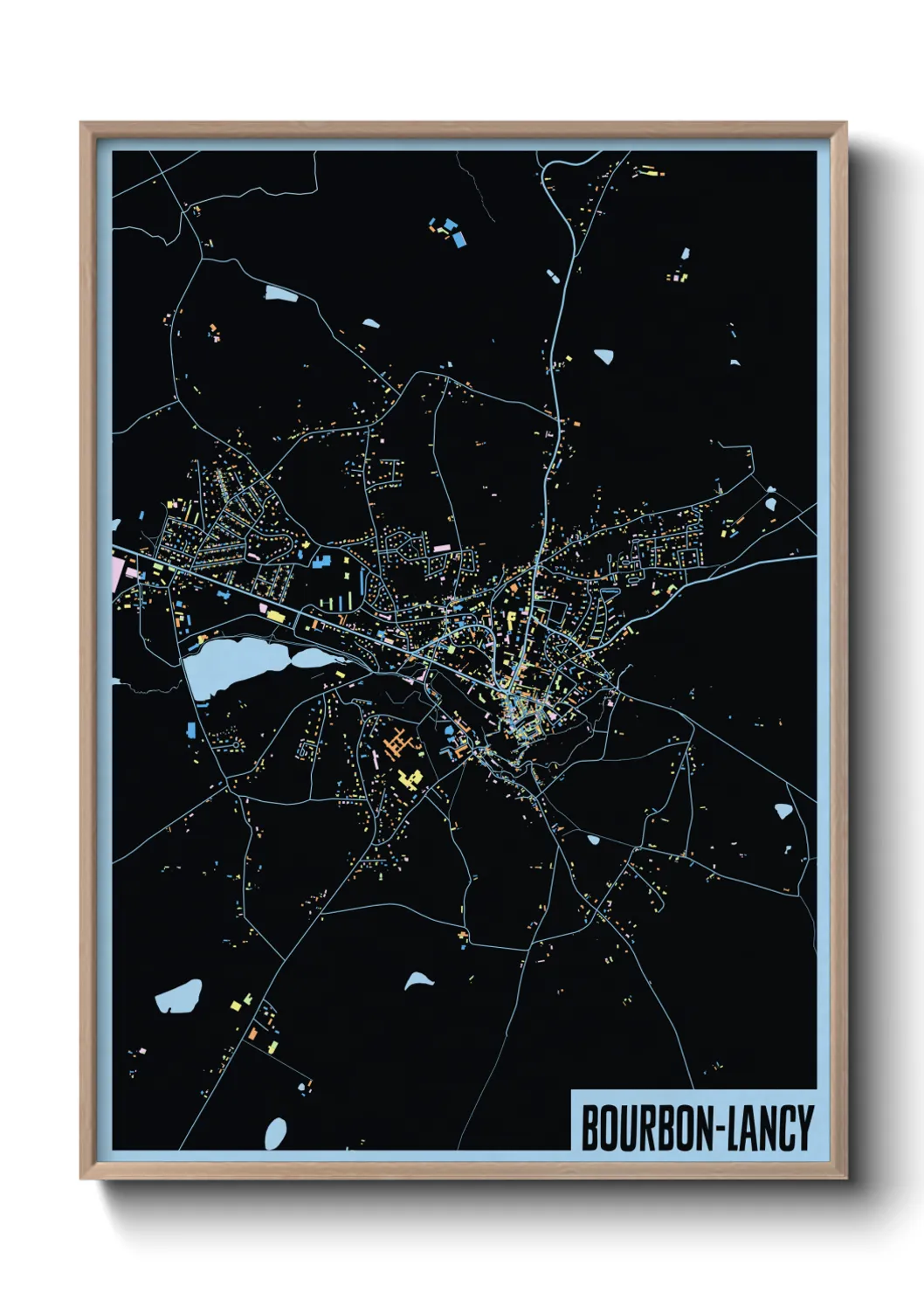 Un poster carteBourbon-Lancy