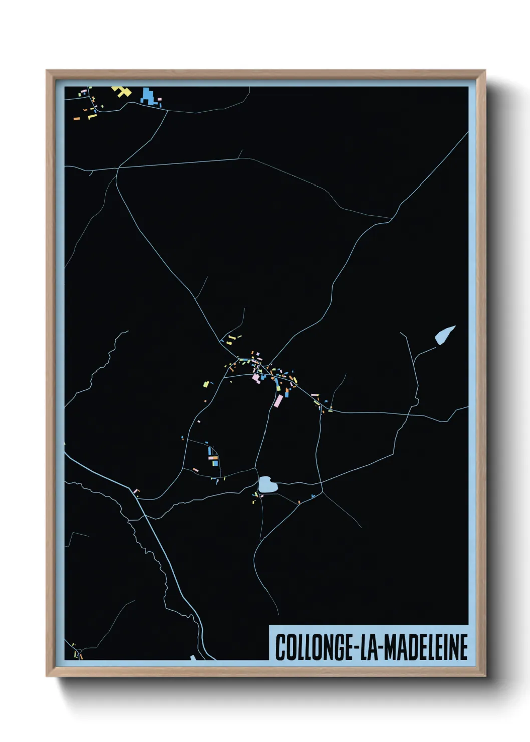 Un poster carteCollonge-la-Madeleine