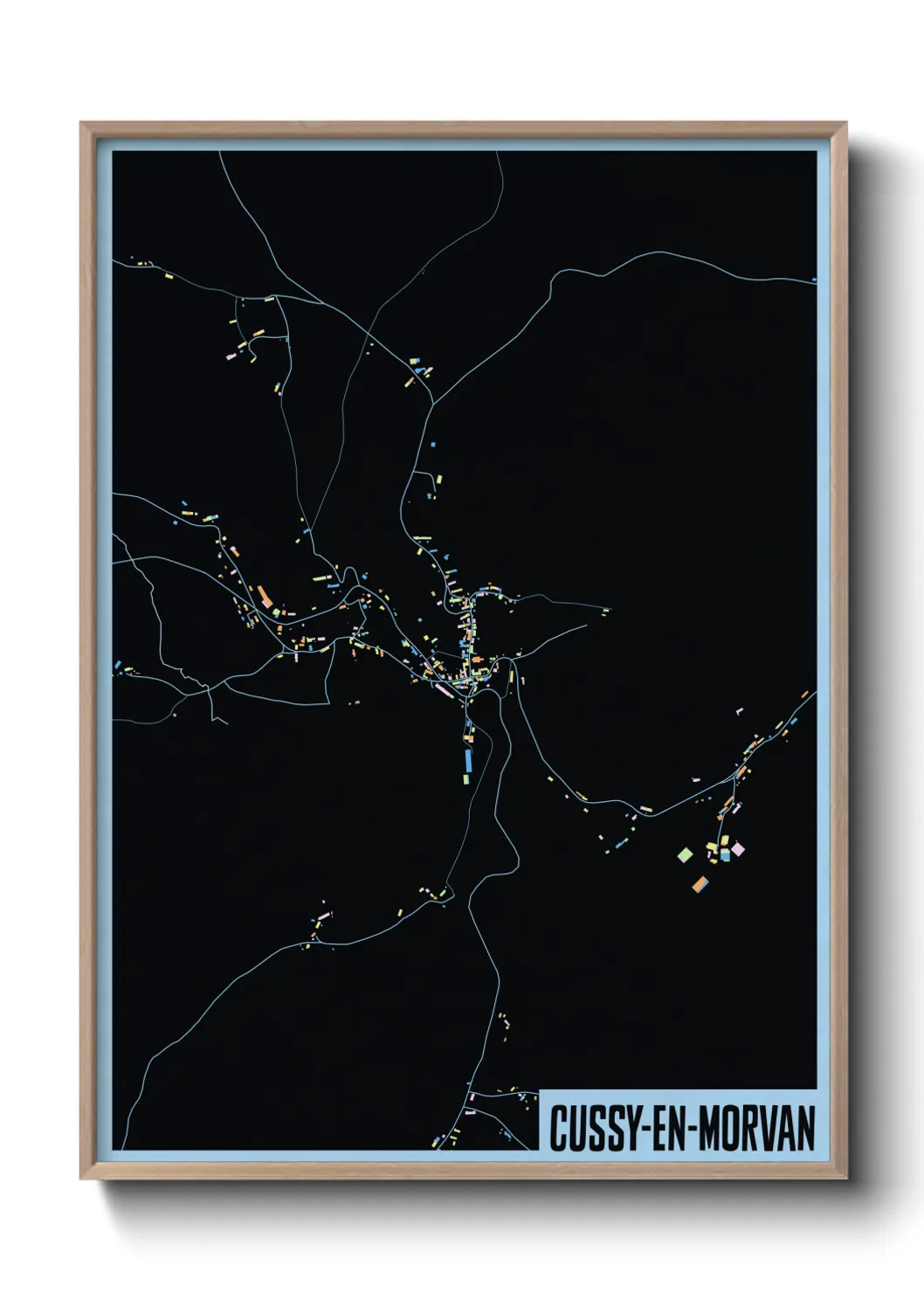 Un poster carteCussy-en-Morvan