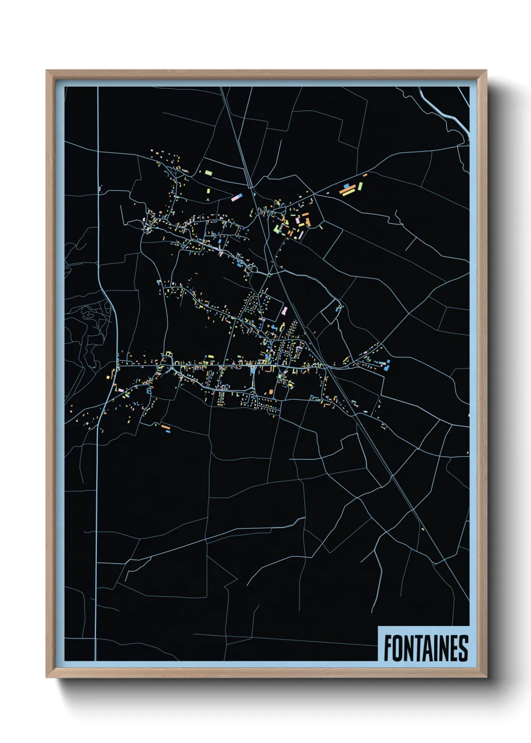 Un poster carteFontaines