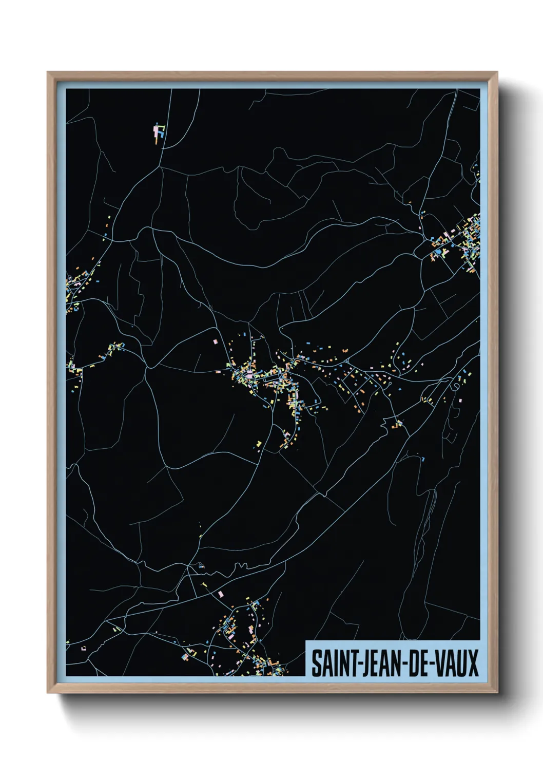 Un poster carteSaint-Jean-de-Vaux