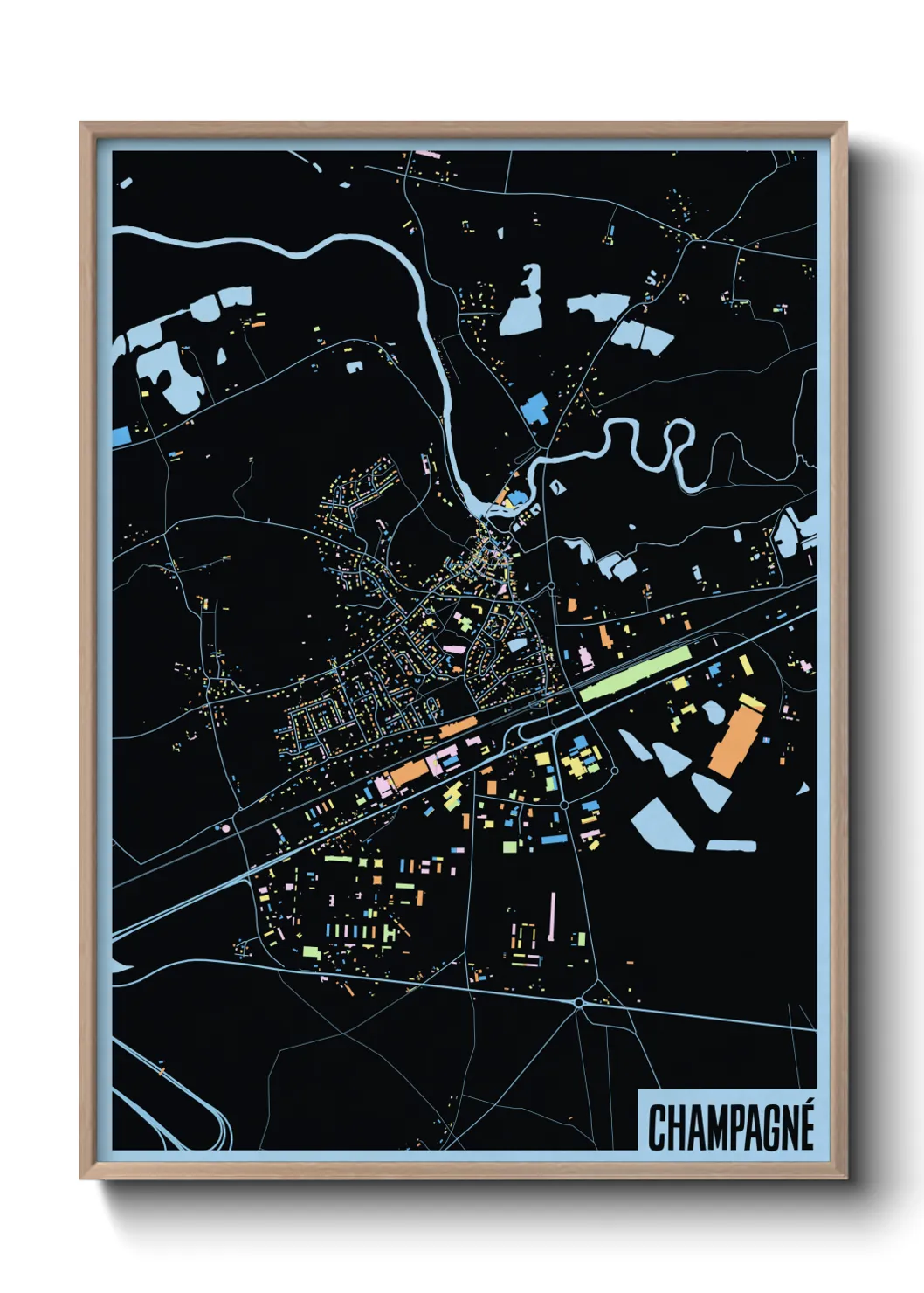Un poster carteChampagné