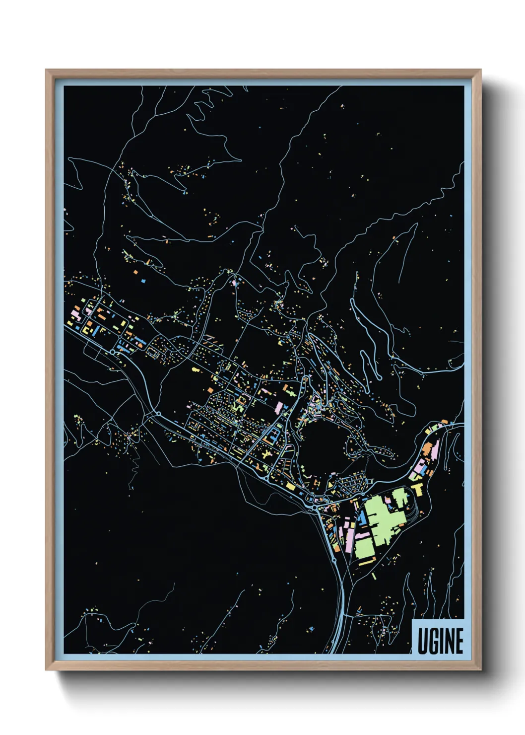 Un poster carteUgine