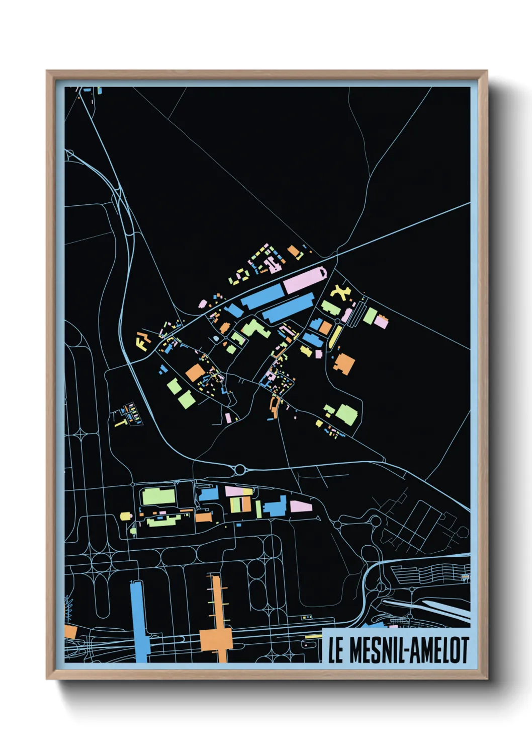 Un poster carteLe Mesnil-Amelot