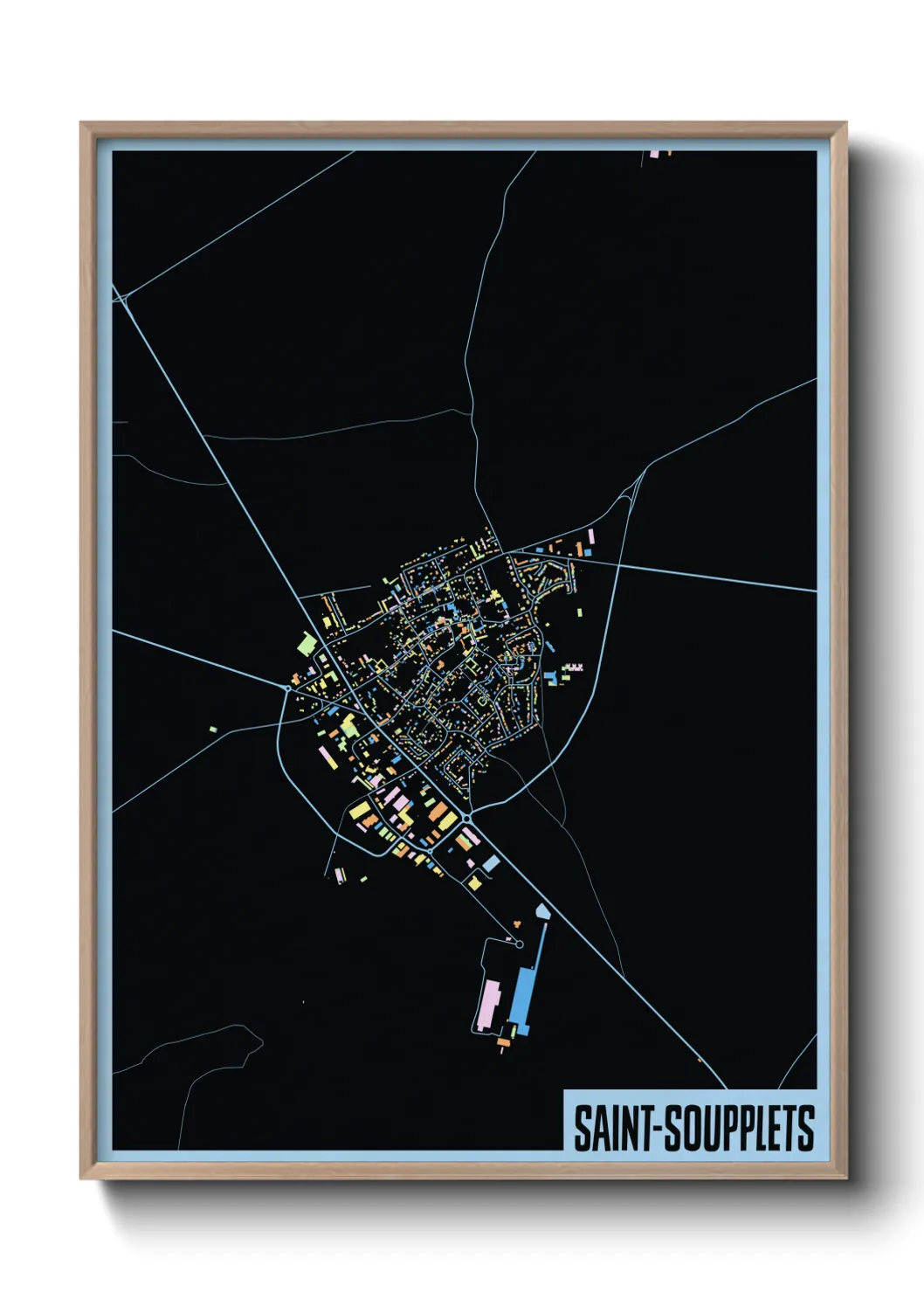 Un poster carteSaint-Soupplets