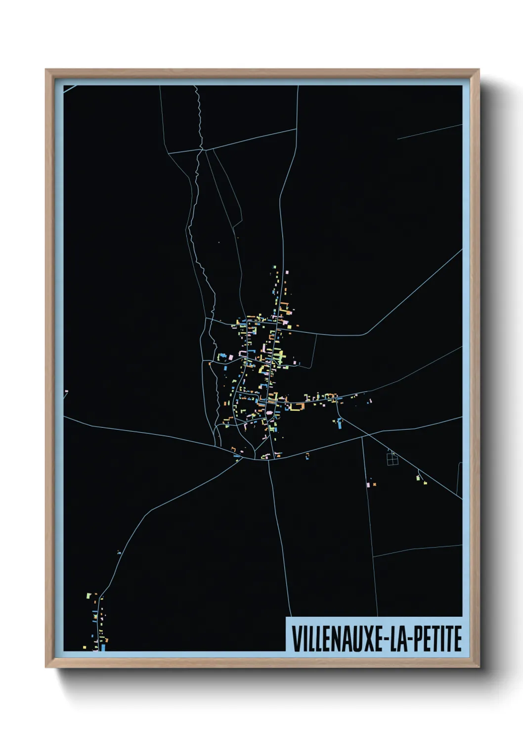 Un poster carteVillenauxe-la-Petite