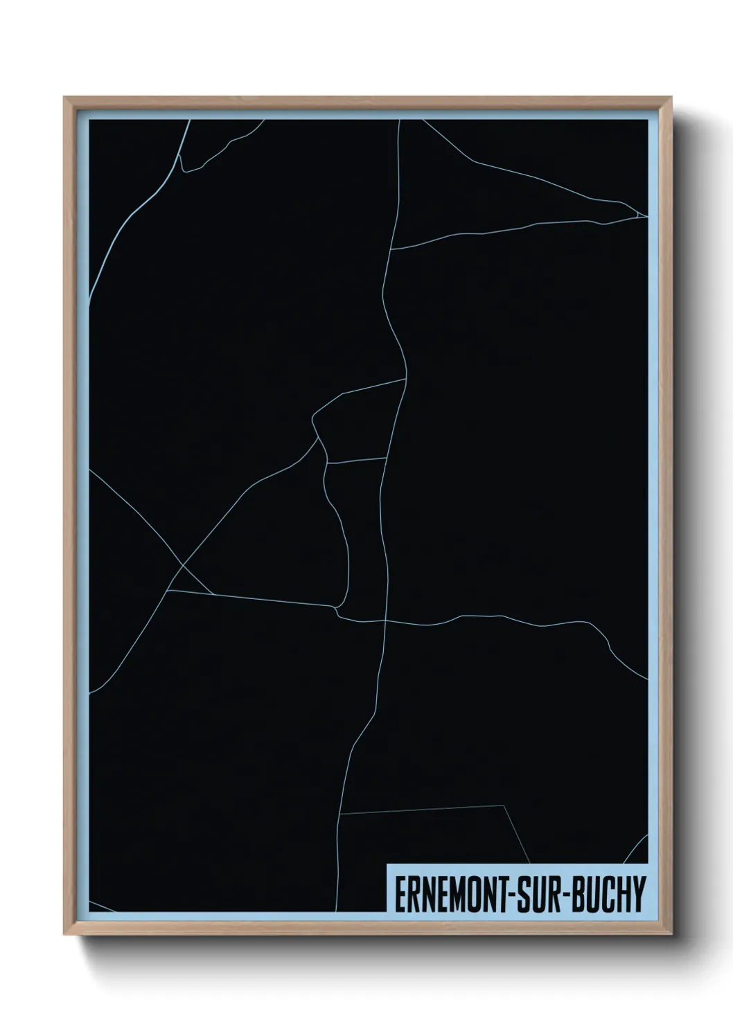 Une affiche de carte sur Ernemont-sur-Buchy