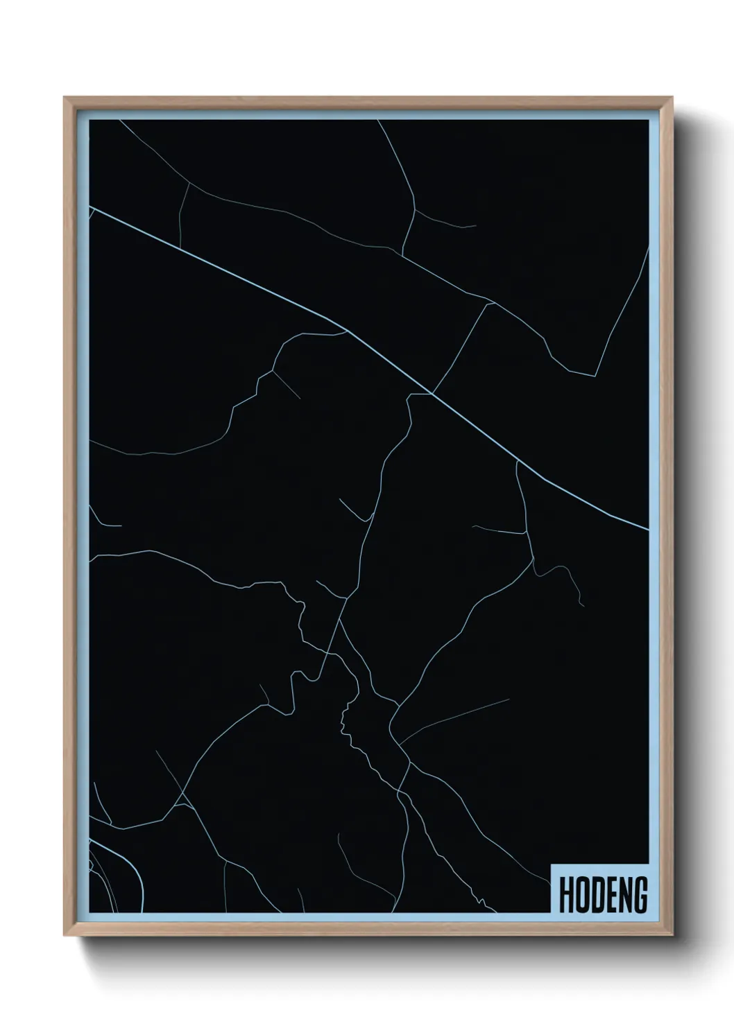 Une affiche de carte sur Hodeng