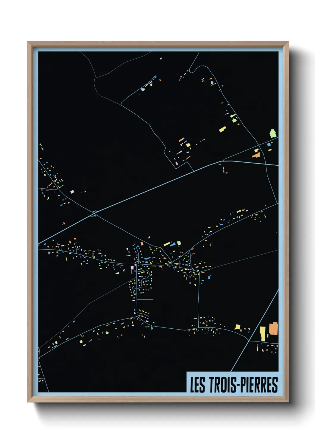 Un poster carteLes Trois-Pierres