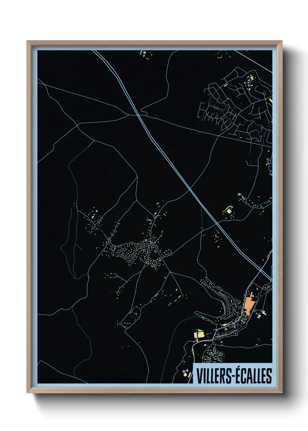 Un poster carteVillers-Écalles