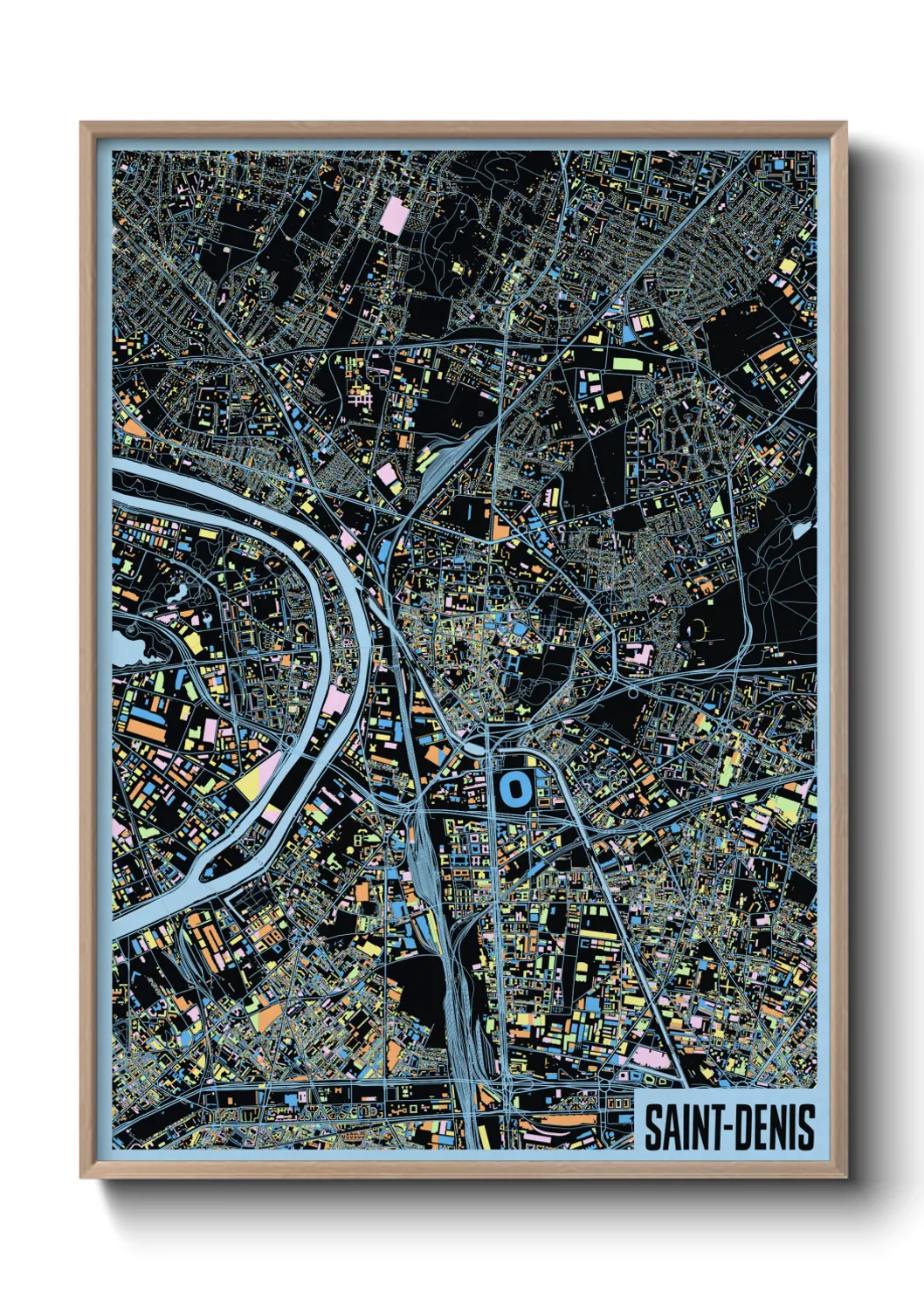 Un poster carteSaint-Denis