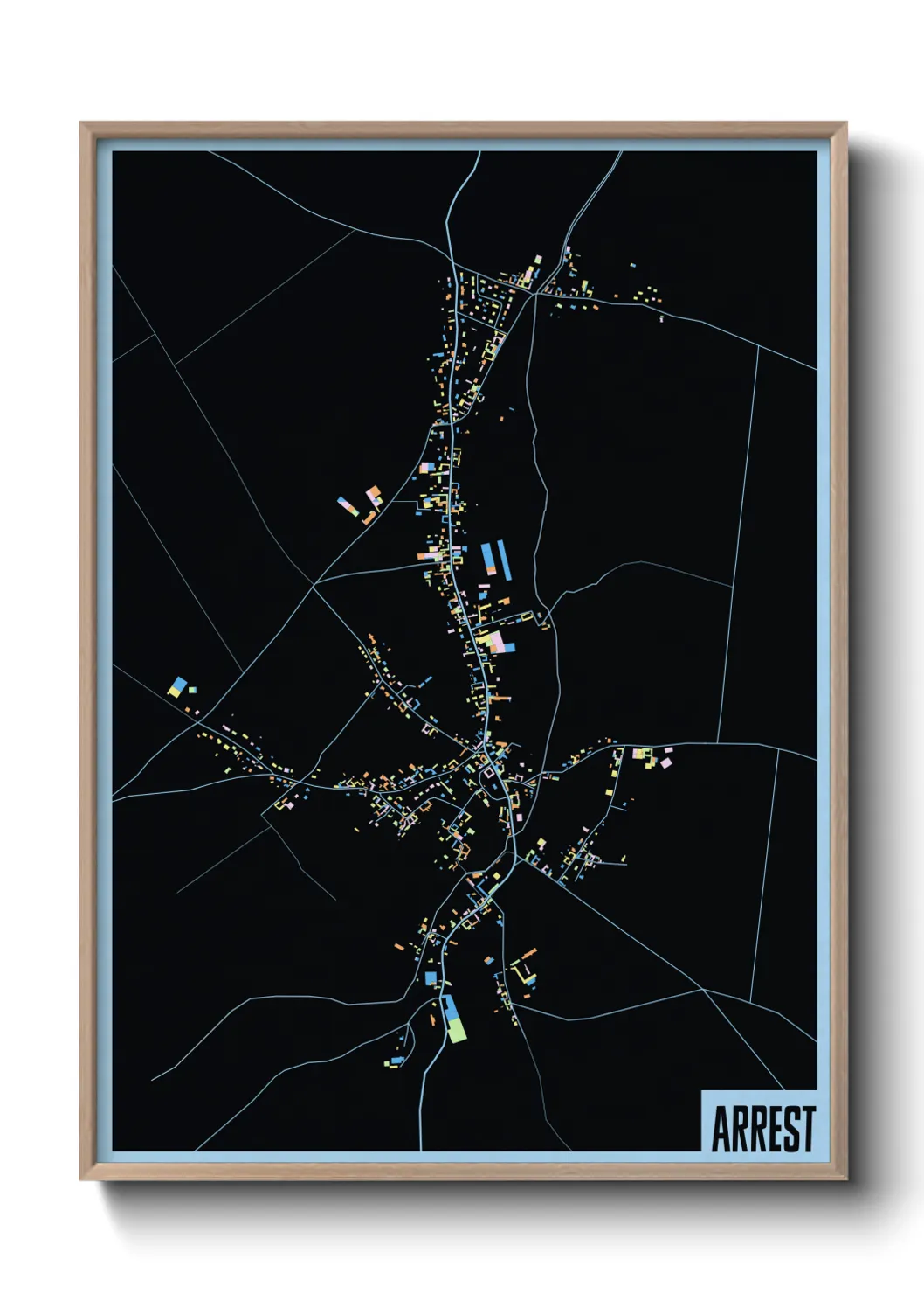 Une affiche de carte sur Arrest