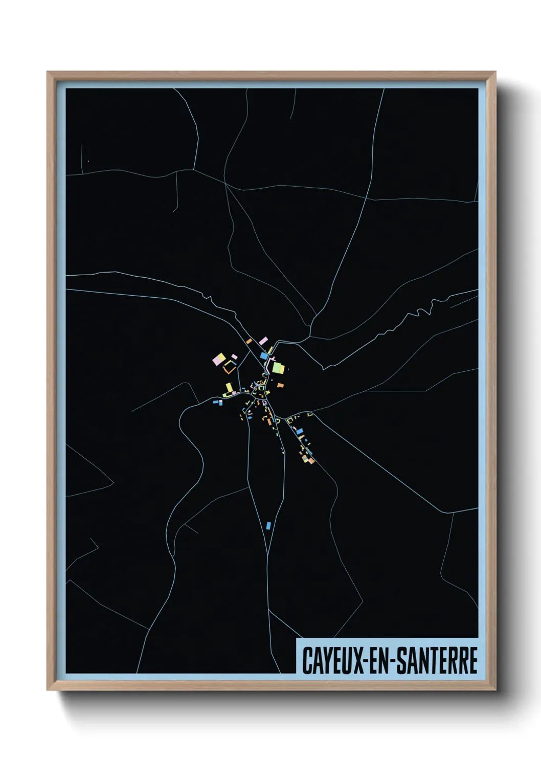 Un poster carteCayeux-en-Santerre