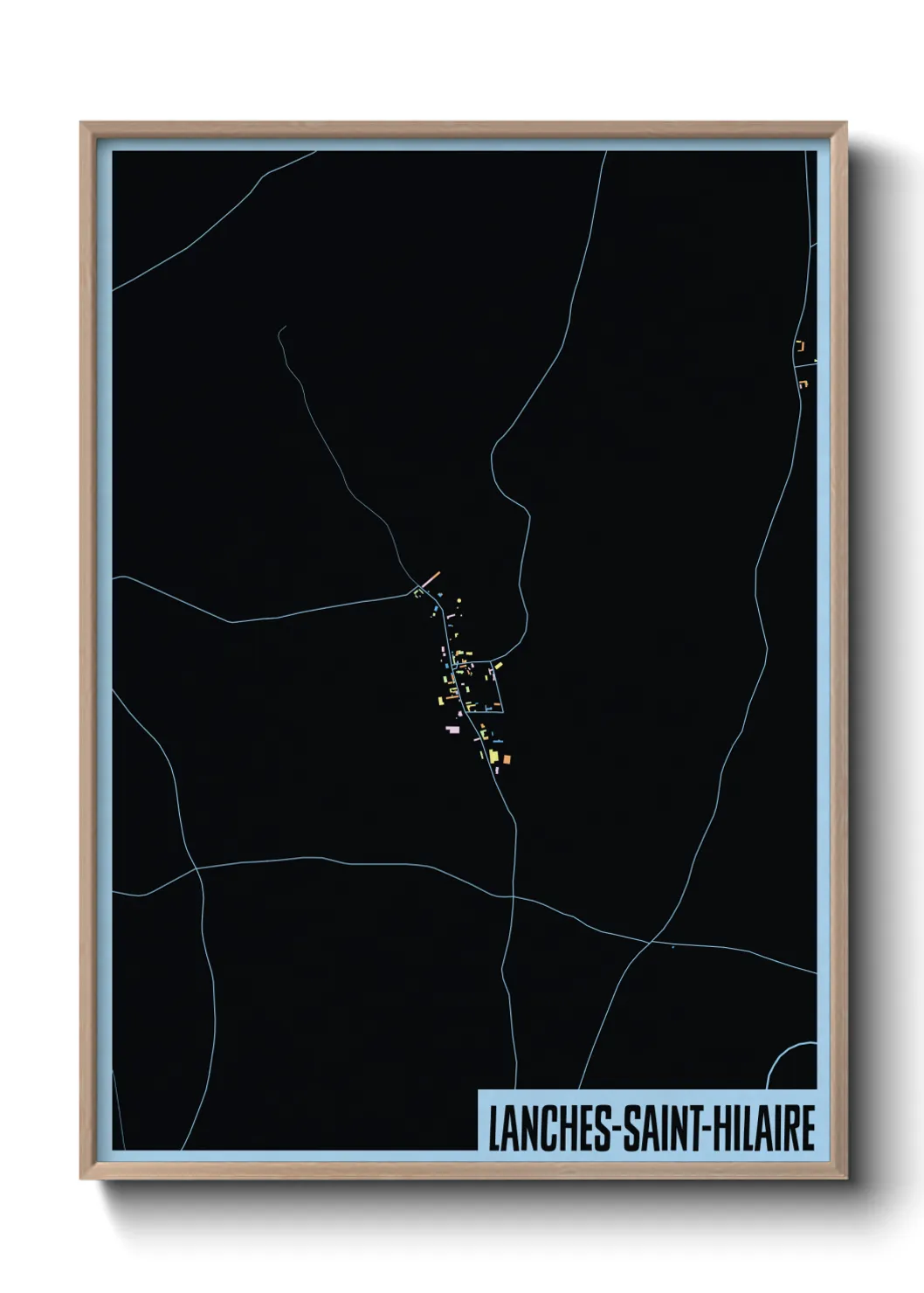 Un poster carteLanches-Saint-Hilaire