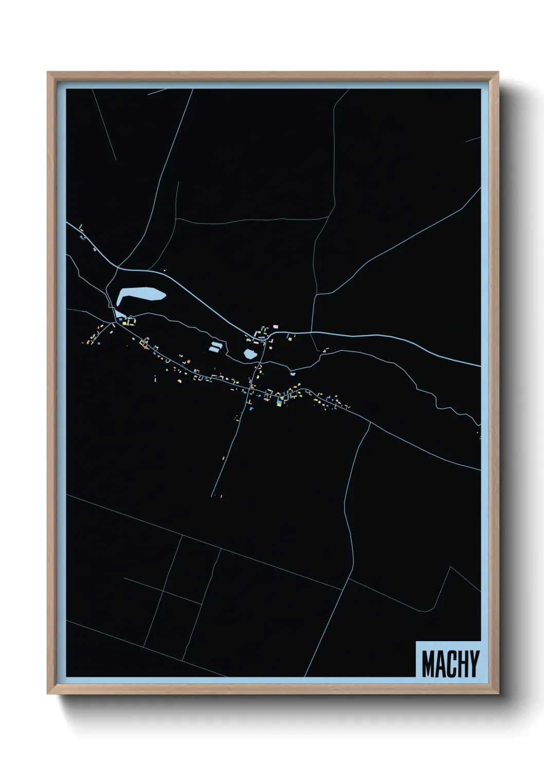 Une affiche de carte sur Machy