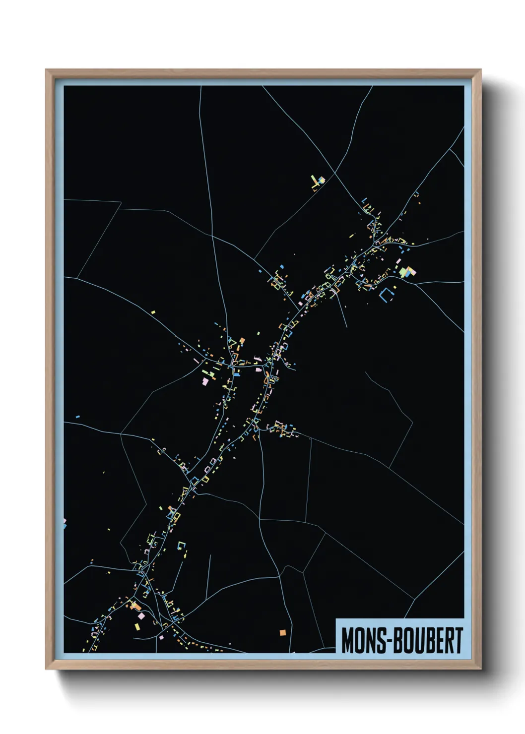 Un poster carteMons-Boubert
