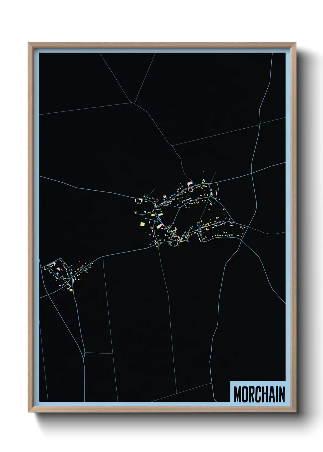 Une affiche de carte sur Morchain