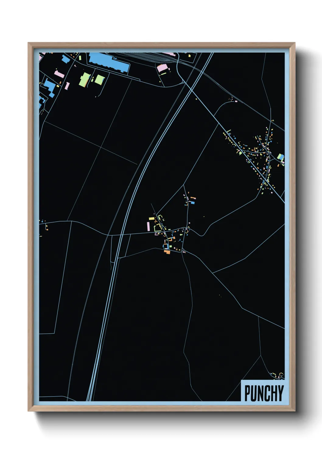 Une affiche de carte sur Punchy