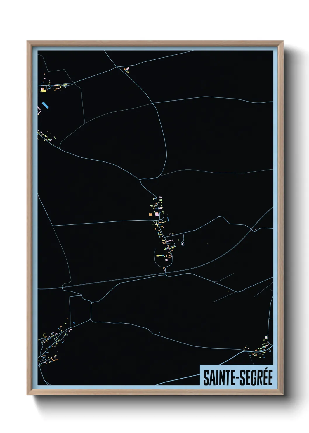 Un poster carteSainte-Segrée