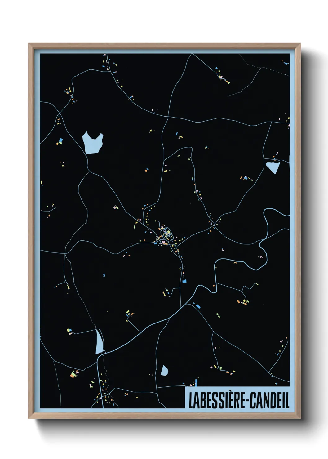 Un poster carteLabessière-Candeil