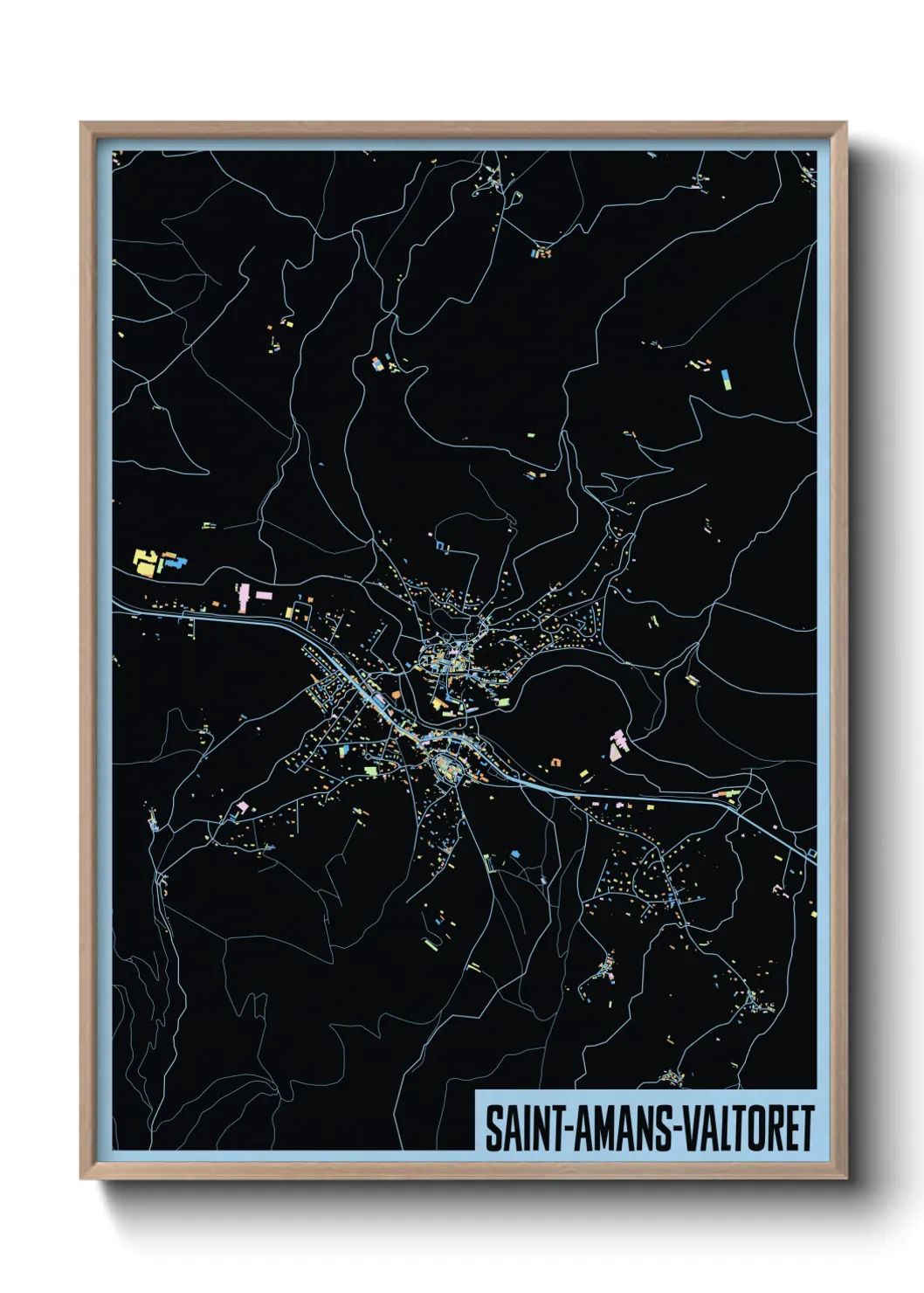 Un poster carteSaint-Amans-Valtoret