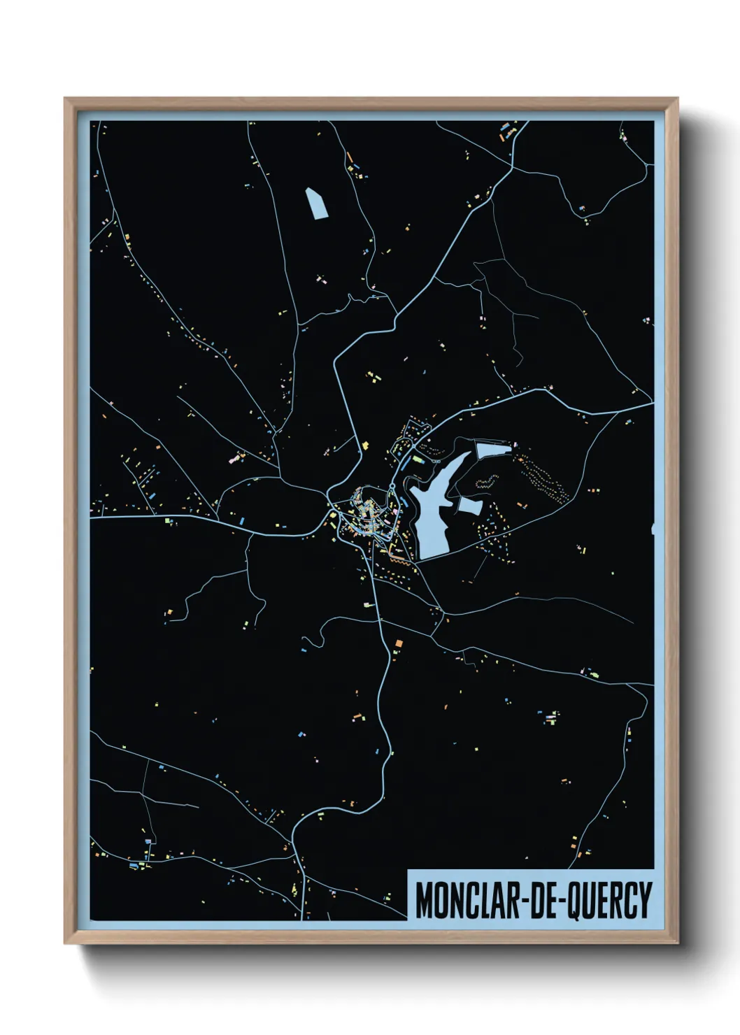 Un poster carteMonclar-de-Quercy