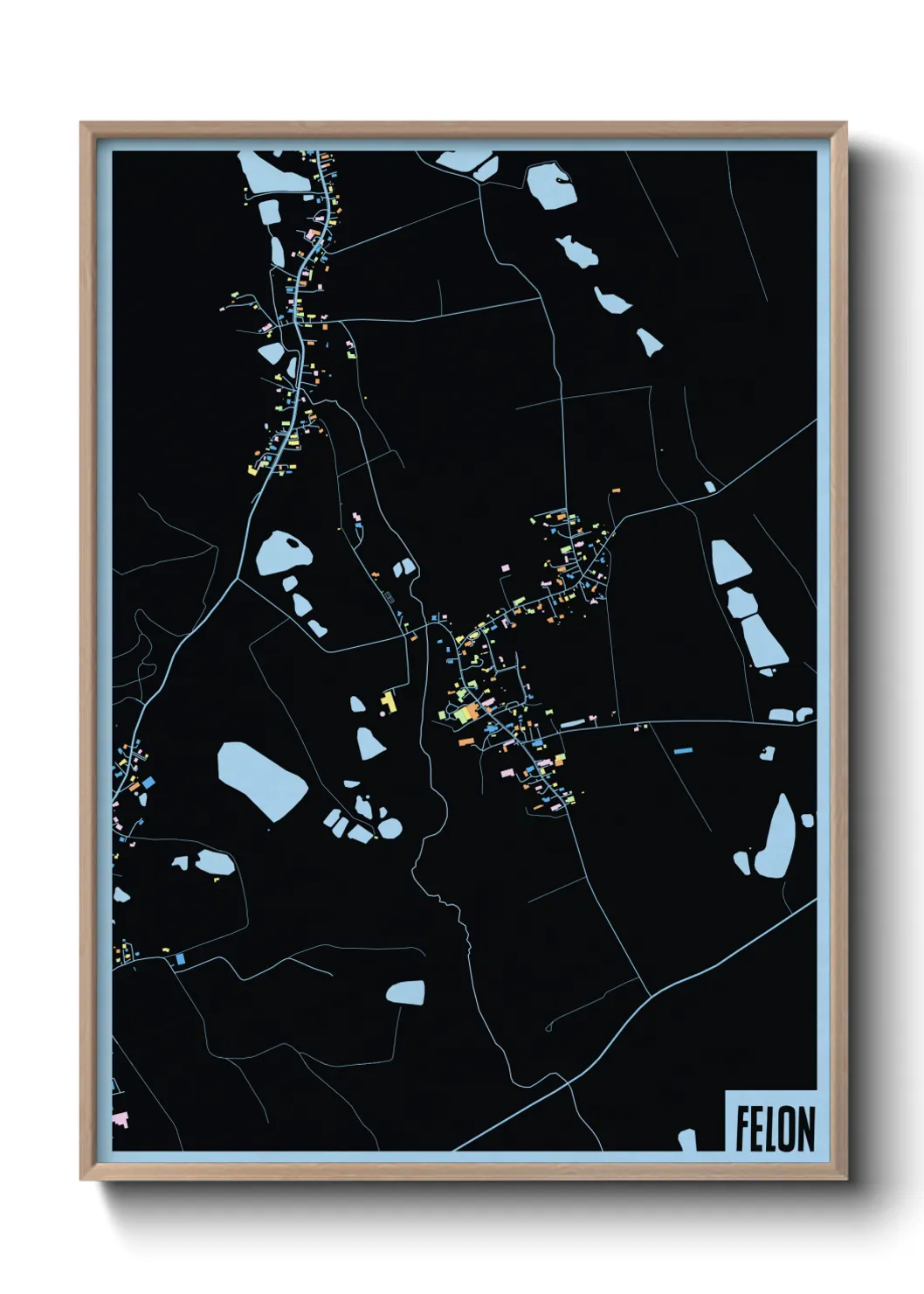 Une affiche de carte sur Felon