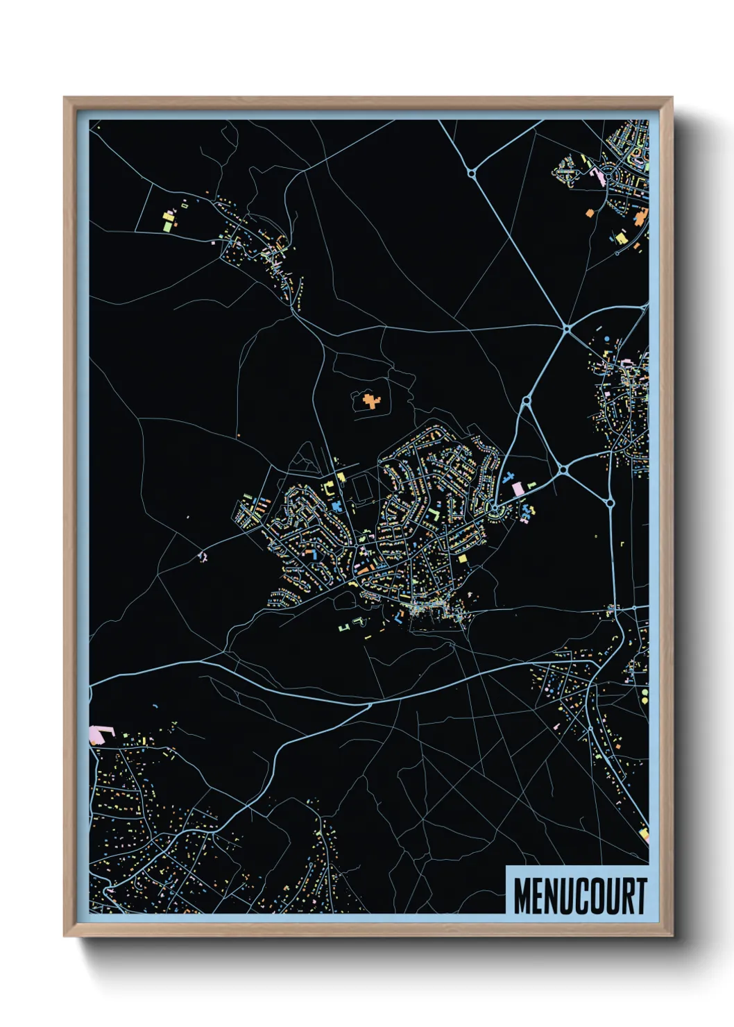 Un poster carteMenucourt