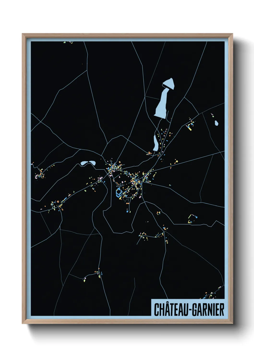 Un poster carteChâteau-Garnier