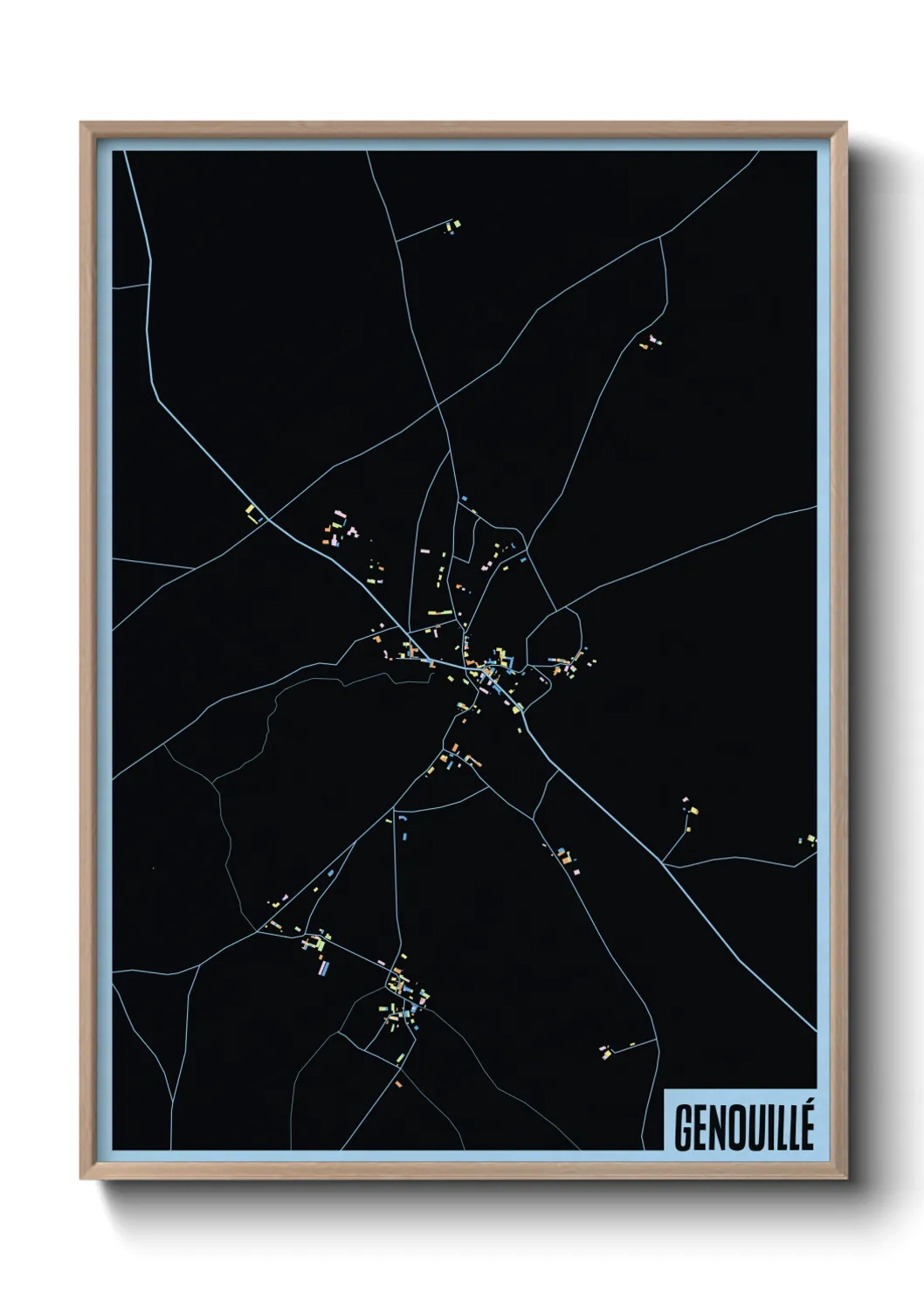 Un poster carteGenouillé