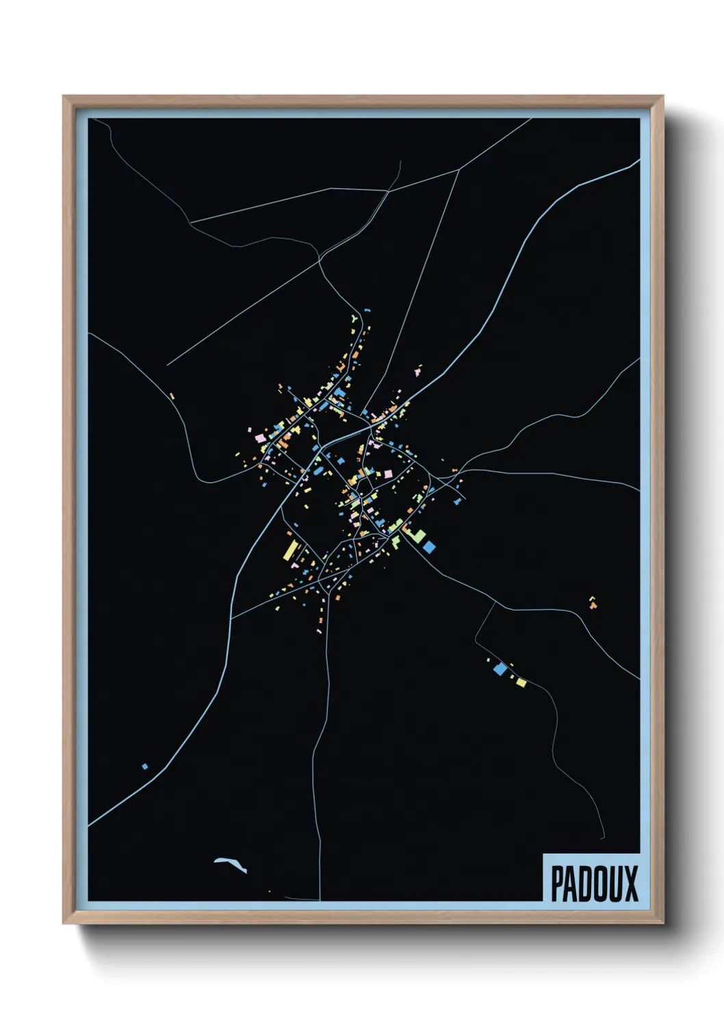 Un poster cartePadoux