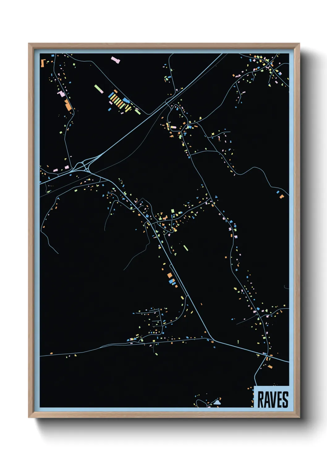 Une affiche de carte sur Raves