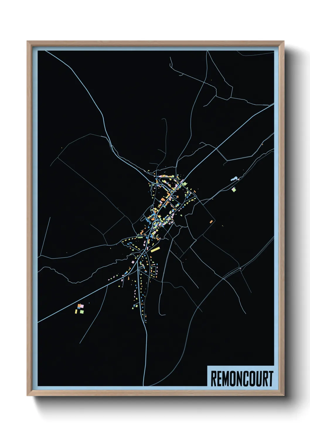 Un poster carteRemoncourt