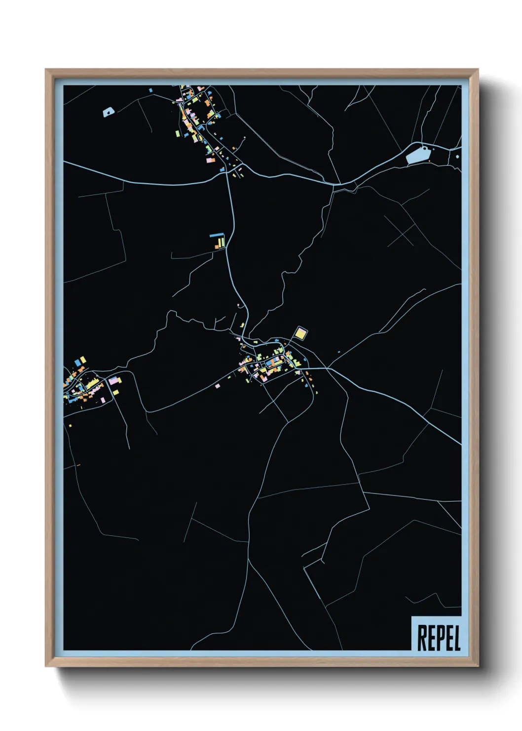 Une affiche de carte sur Repel