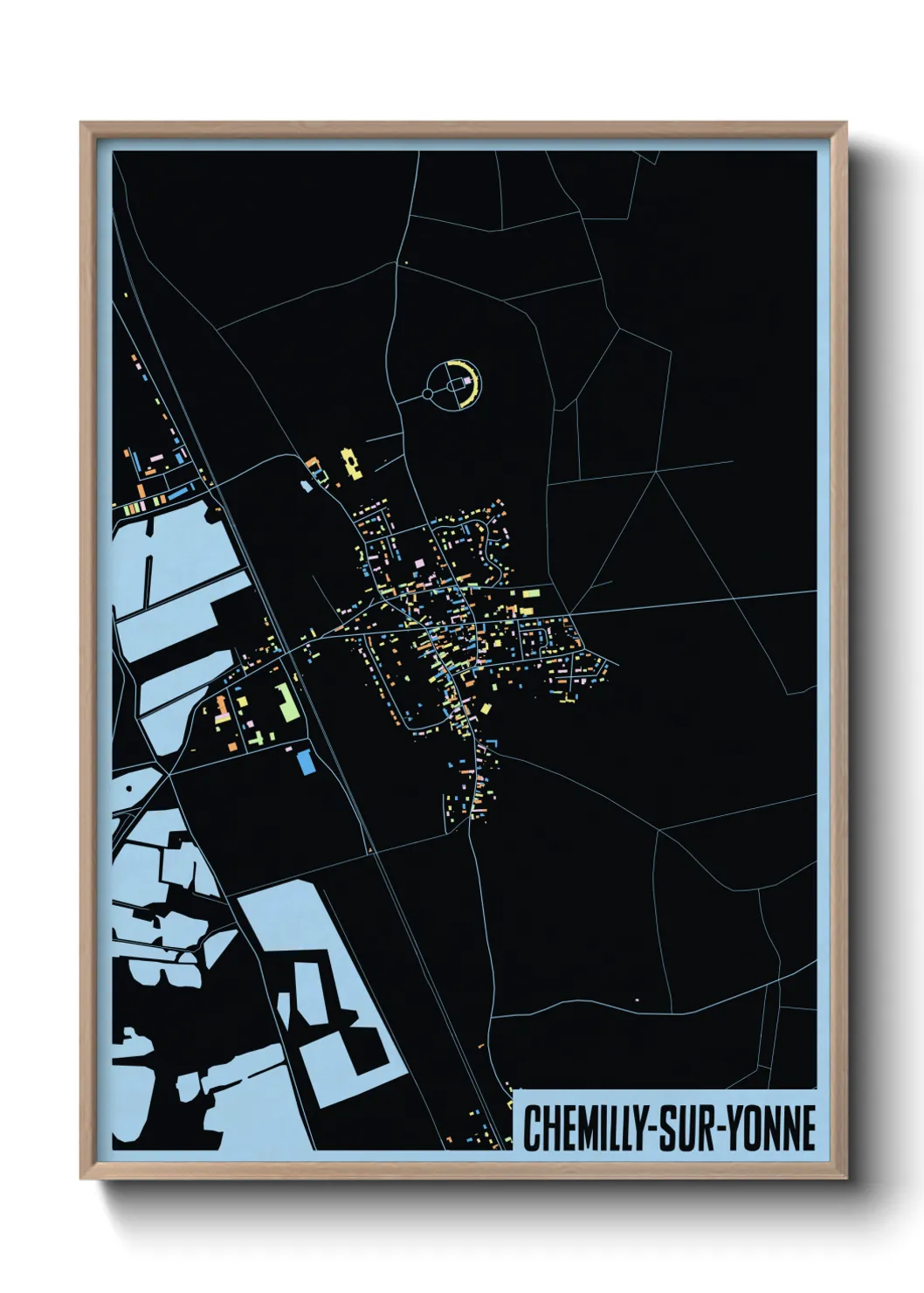 Un poster carteChemilly-sur-Yonne