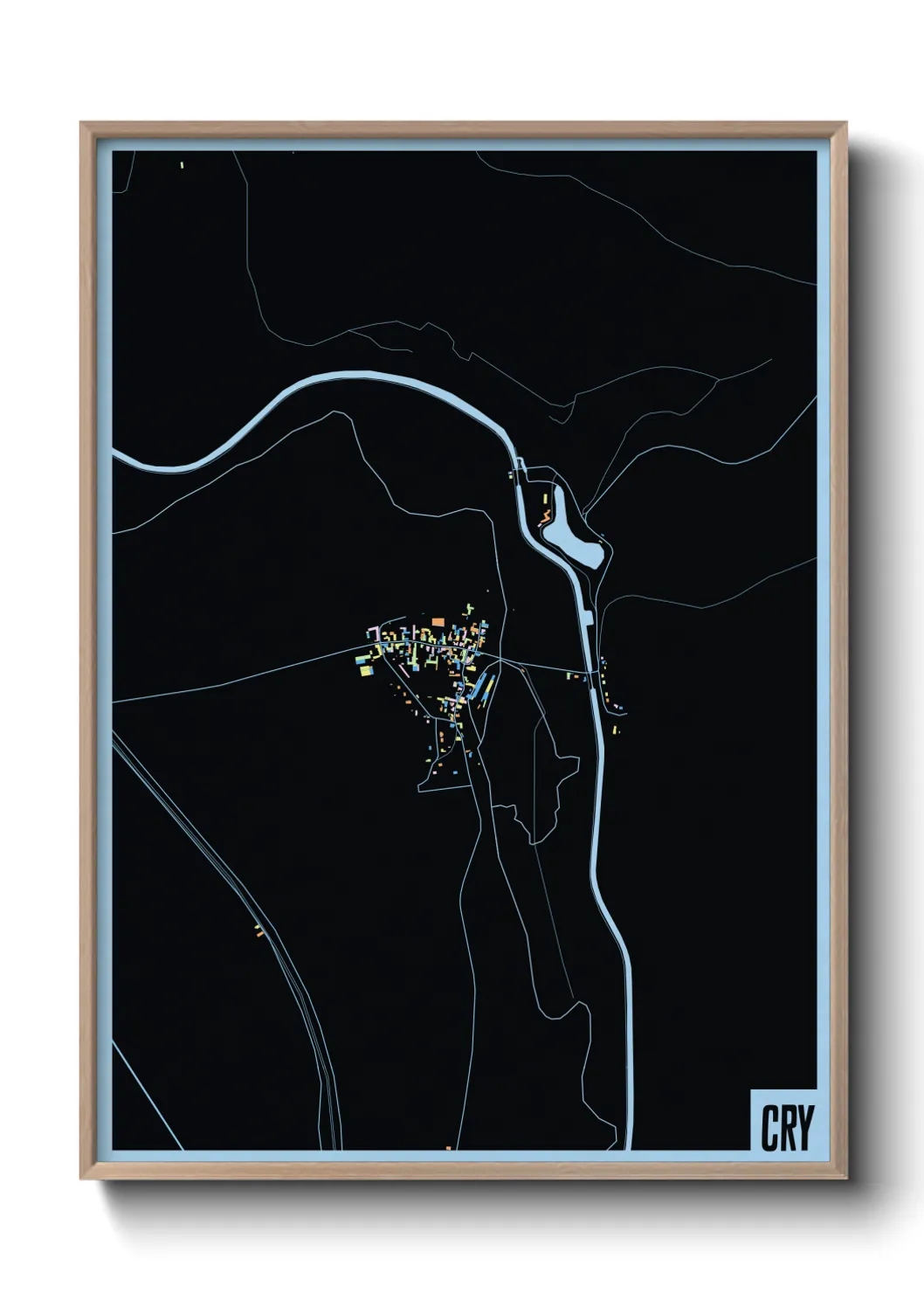 Une affiche de carte sur Cry