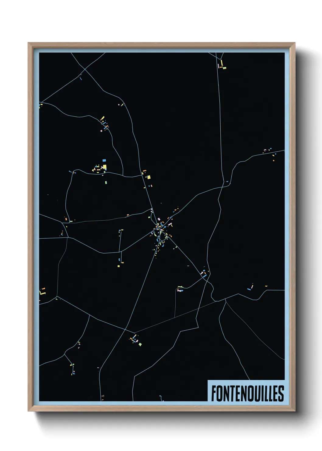 Un poster carteFontenouilles