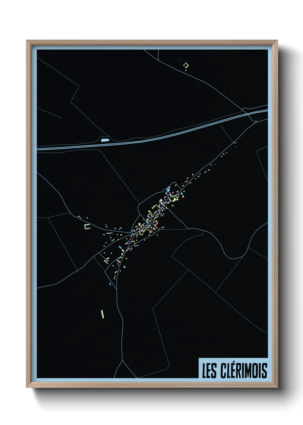 Un poster carteLes Clérimois