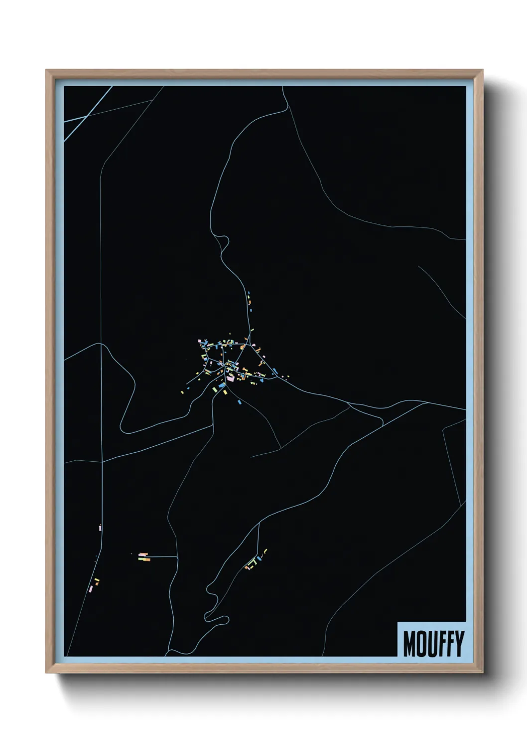 Une affiche de carte sur Mouffy