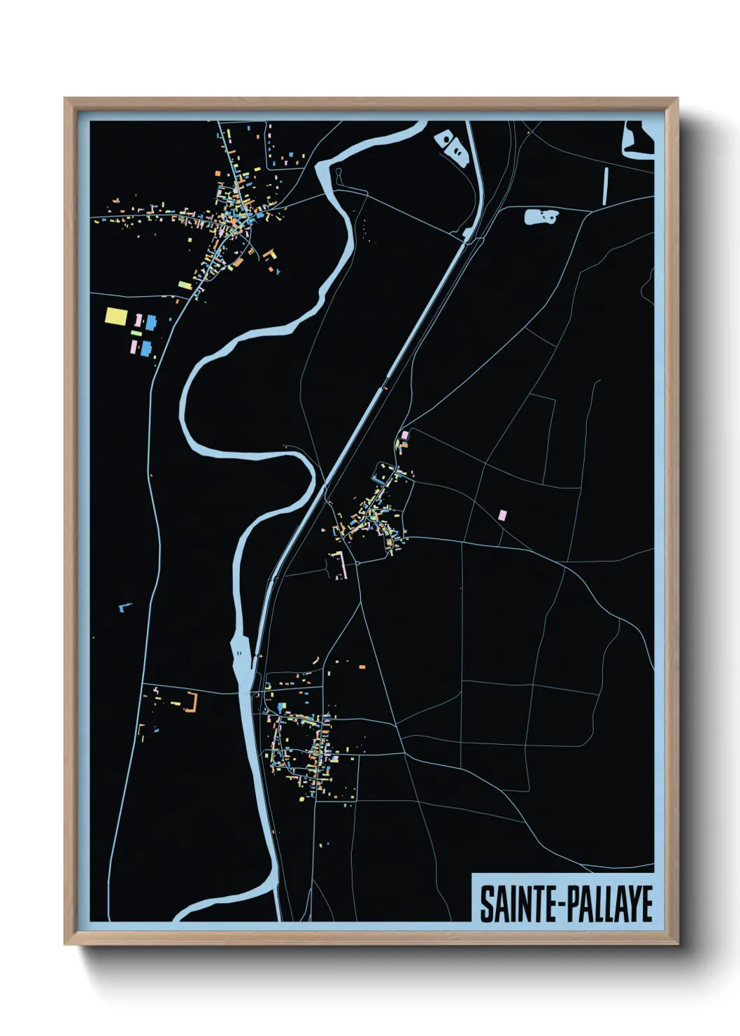 Un poster carteSainte-Pallaye