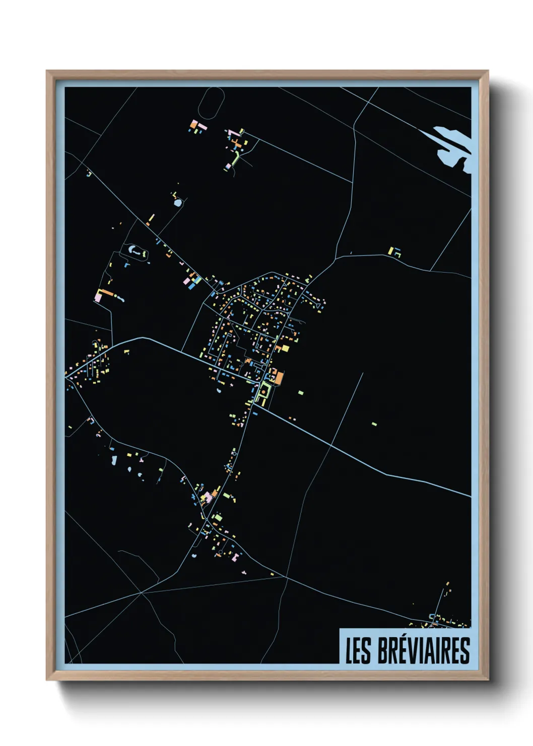 Une affiche de carte sur Les Bréviaires