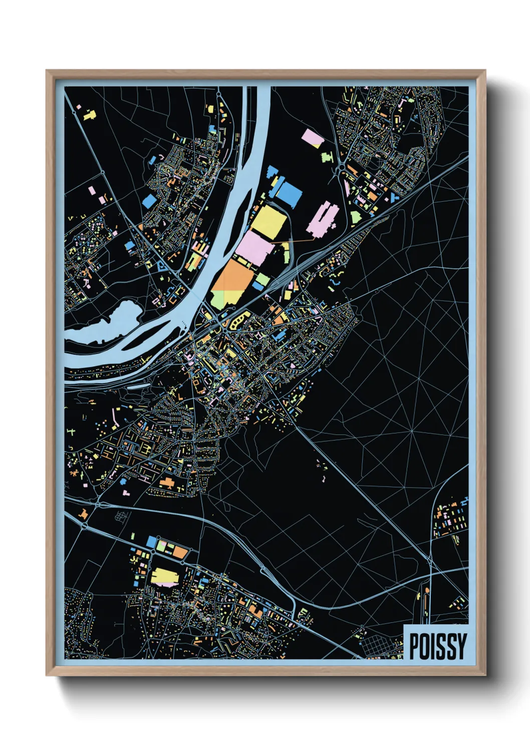 Un poster cartePoissy